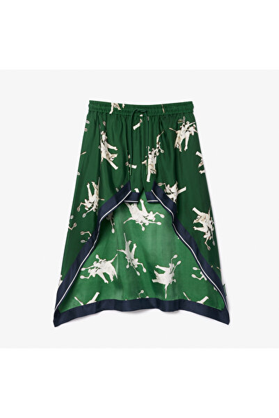 Lacoste شورت حريري خفيف الوزن بقصّة واسعة وقصّة قصيرة - FF0496-00-WN7