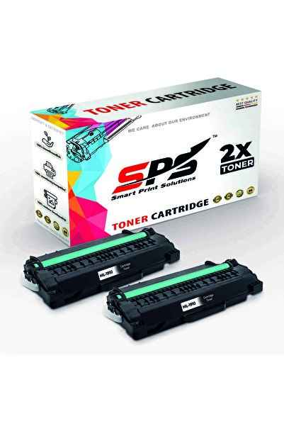 Smart Print Solutions خراطيش حبر متوافقة مع SPS لطابعات سامسونج | ML-1910 | 2 لون أسود | إنتاجية تصل إلى 2500 صفحة
