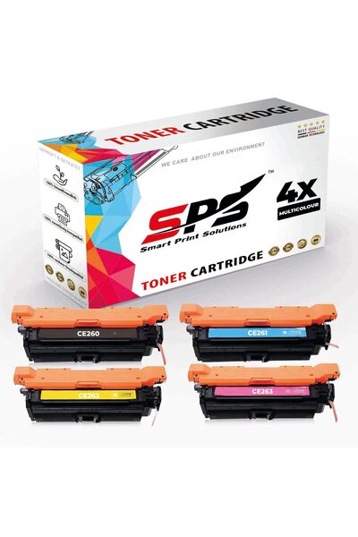 Smart Print Solutions خراطيش حبر متوافقة مع SPS لطابعات HP | 647A | 4 ألوان م...