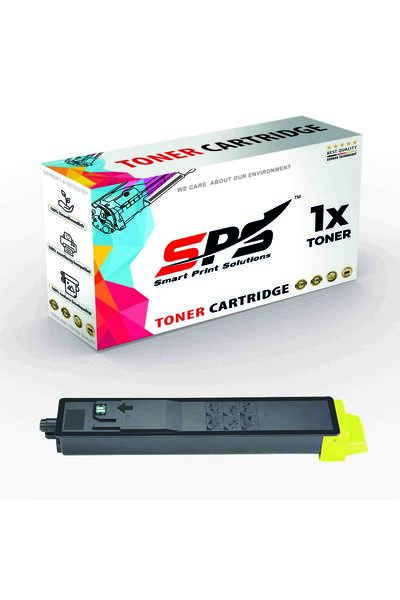 Smart Print Solutions خراطيش حبر متوافقة مع SPS لطابعات Kyocera | TK-8115Y | ...