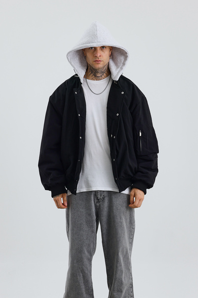 Weyeze Super Oversize Hooded Coat 51103Wyz