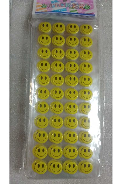 BADE TOYS Sparkly STICKERS EMOJİ Temalı Kabartma Stıcker 6 Kartela
