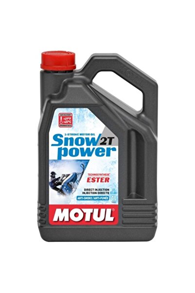 Motul Ulei de motor pentru motociclete de zăpadă SnowPower 2T ESTER, 4 litri,...