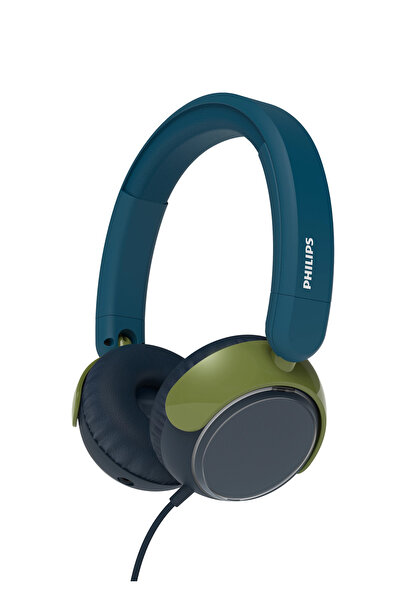 Philips TAK2000CT/00 Kablolu Kulak Üstü Çocuk Kulaklığı - Kristal Deniz Mavisi