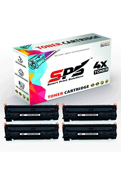 Smart Print Solutions خراطيش حبر متوافقة مع SPS لطابعات HP | CRG-737 | 4 خراط...