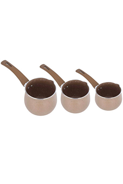 ELEGANT HOME 3-piece aluminum coffee pot set with granite coating