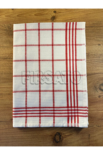 Fırsato Striped Honeycomb Textured Kitchen Towel |   Nutrition Cover |   Drying Cloth – 50X70Cm (Pack of 5)