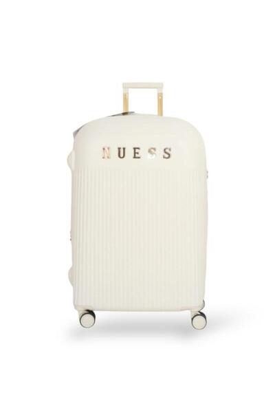 nuess Travel bag set - 5 pieces, including 3 trolley bags and 2 makeup bags - with flexible covers - and a fixed digital lock