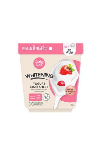 Cathy Doll قناع تبييض الزبادي والفراولة - 25 جرام