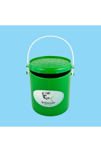Baracuda worm bucket HS051, 85 mm x 95 mm, green