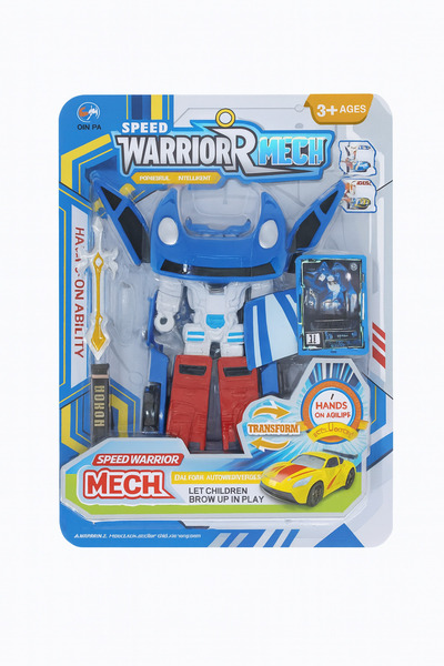 TSUMAB Speed Warrior Mech – Transforming Robot Car Toy