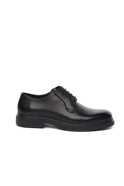 Greyder 18680 Black Genuine Leather Men's Oxford Shoes