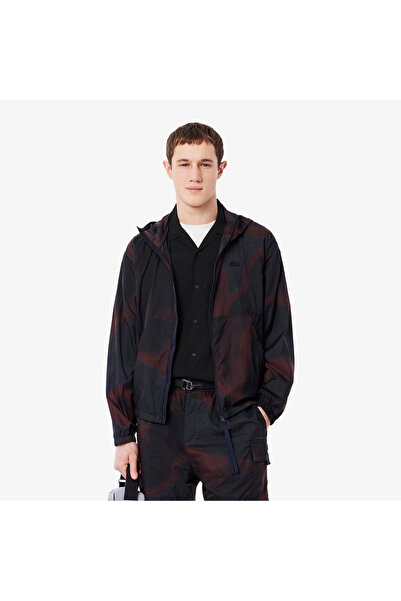 Lacoste سترة نايلون ريبستوب بطبعات أومبير - BH9671-00-EIX