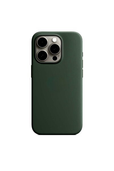 Classy Apple iPhone 15 Pro MagSafe Animasyonlu Kutulu Liquid Silikon Kadife İ...