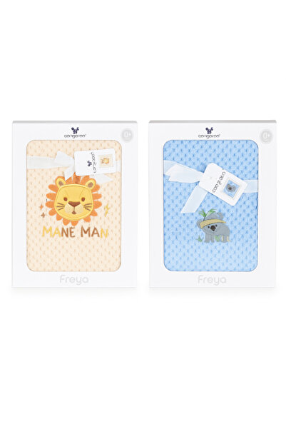 Cangaroo Set 2 Păturică Bebe Cocolino 110x80 cm – Moale și Pufoasă, pentru Pătuț și Căruci