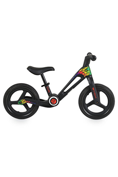 byox Folding Balance Bike, Age 2-5 Years, Foldy Black, Adjustable Seat