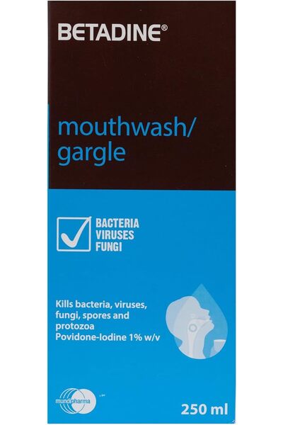 BETADINE غسول للفم/غرغرة 125 مل