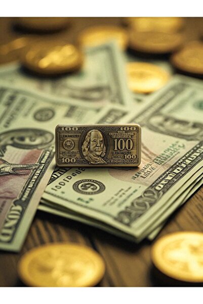 HK GİFT SHOP Özgünlük 100 Dolar Düşüş Tipi Çakmak Windbreak Çakmak Enflasyonu...