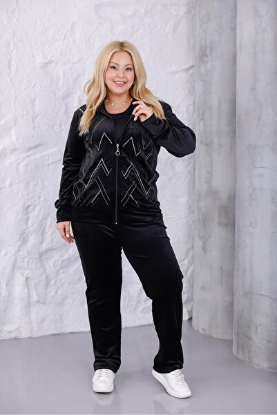 Siyezen Large Size Velvet Fabric Premium Quality Suit