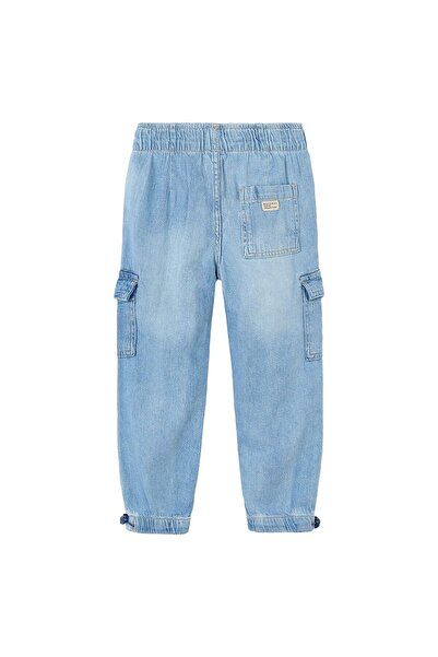 MAYORAL Yazlık - Mevsimlik Erkek Çocuk Kargo Cep Denim Pantolon