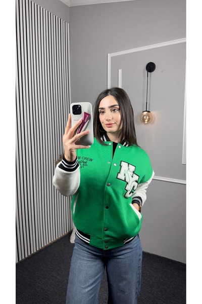 TEXXANA Long Sleeve Knitwear Collar College Coat