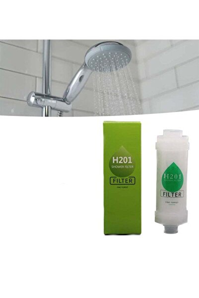 H2Ocean Halonhy Resin Shower Filter Easy Install, Vitamin C Shower Head Filter, Hard Water Purifier, Chlorin