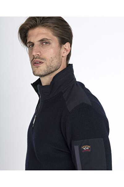 PAUL&SHARK MEN'S ZIPPED PULLOVER