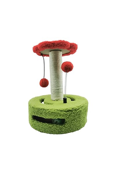 Doty Structură de joacă pentru pisici PawPlay, tip rotativ, cu sisal, 26x34 c...