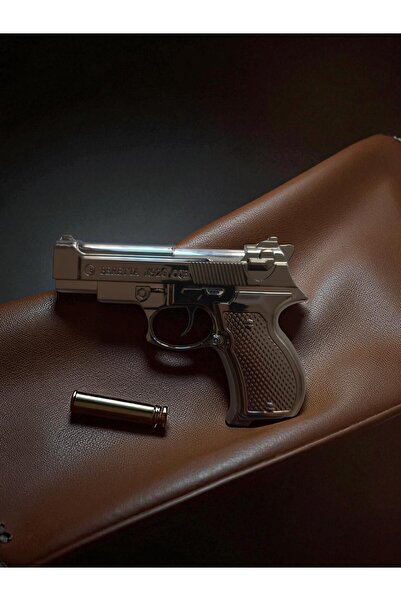 HK GİFT SHOP BARETTA GÖRÜNÜMLÜ ORTA BOY SABİT HOROZLU ÇAKMAK