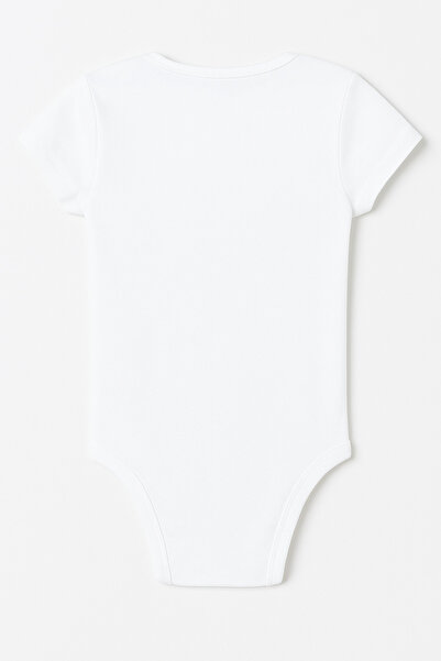 EYDUBABY Organic Cotton Mommy Needs Coffee Mother Patterned Short Sleeve Snap Fastener Baby Bodysuit