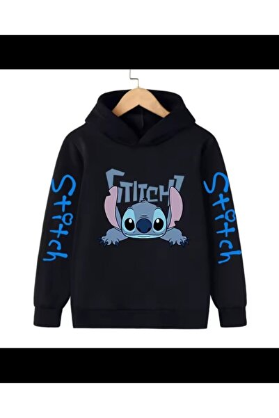 MAGORS Hanorac pentru copii cu imprimeu STYL-X, cu glugă, unisex, cu 3 fire, cu șardon