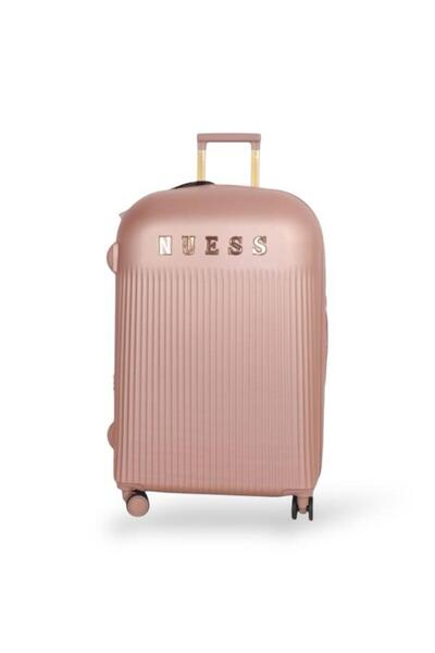 nuess Travel bag set - 5 pieces, including 3 trolley bags and 2 makeup bags - with flexible covers - and a fixed digital lock