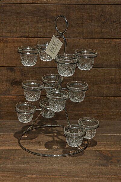 ALMASA Silver steel cup holder