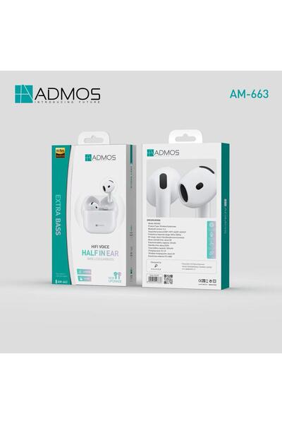 ADMOS AM-663 Wireless Headphones | Superior Hi-Res Sound with Powerful Extra Bass | HIFI Voice