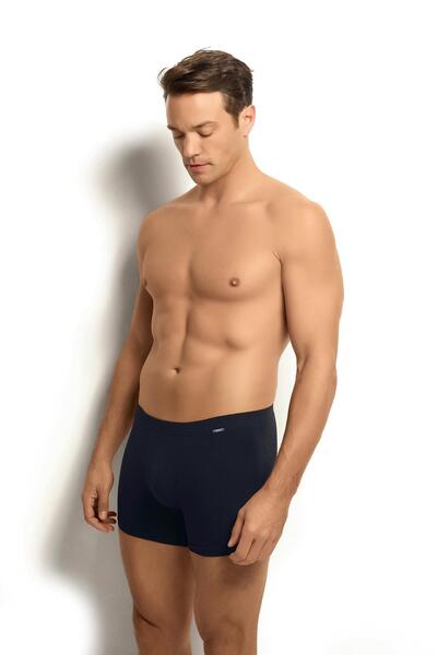 Jiber Men's Non-Marking Rubber Like Modal Cotton 3-Piece Economical Pack Boxer