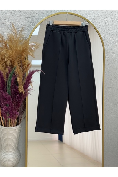 BENAHOLL Celira Skuba Striped Pants-Sa5526 Black