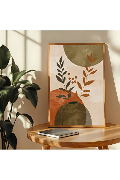 alphobitasarım Μινιμαλιστικός μονόχρωμος πίνακας εμπνευσμένος από γήινες αποχ...