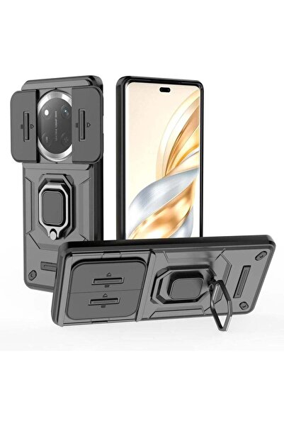 X-Level غطاء حماية لهاتف Honor X9c 5G مع غطاء كاميرا منزلق وحامل حلقي