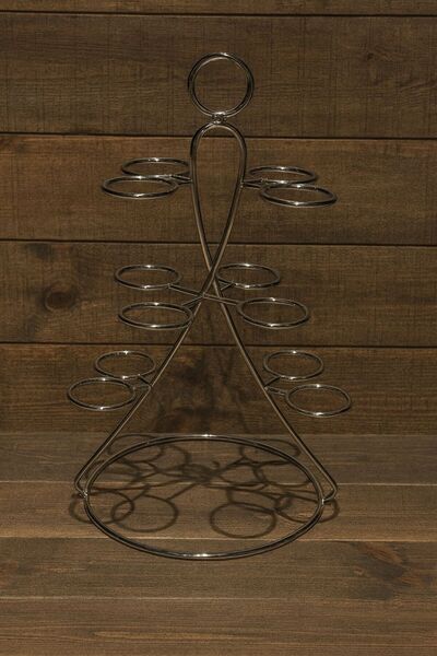 ALMASA Silver steel cup holder