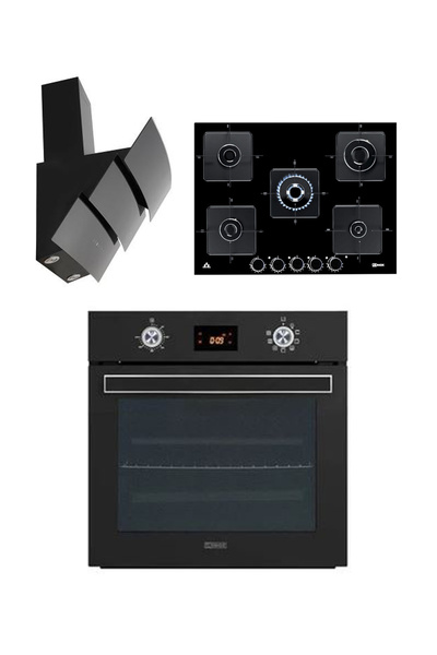 ukinox SİYAH ANKASTRE SET (NOVA/ARES70/VEGA60)