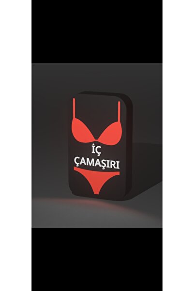 KAMER LED IŞIKLI İÇ ÇAMAŞIRI TABELA