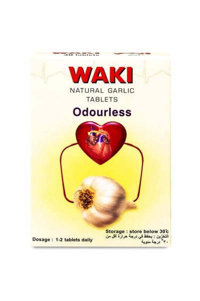 JP Wiki Garlic Concentrate Odorless 30 Tablets