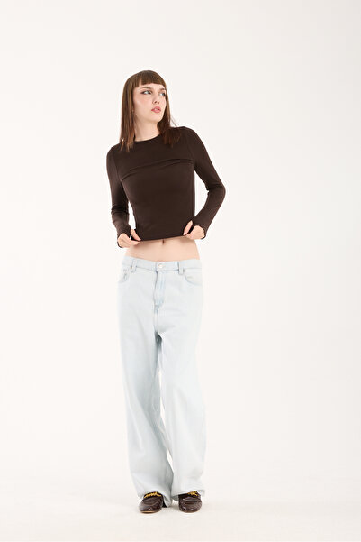 Gugus Women's Modal/Viscose Fabric Circular Neckline Body with Open Toes