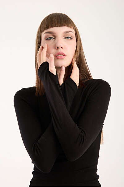 Gugus Women's Modal/Viscose Fabric Circular Neckline Body with Open Toes