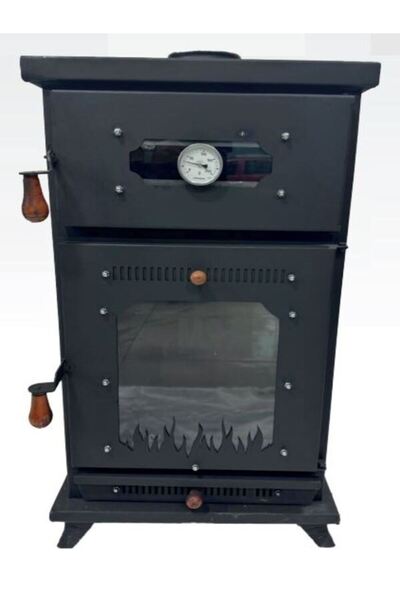 Nova Flame Manuel Fanlı Fırınlı Odunlu Pelet Soba