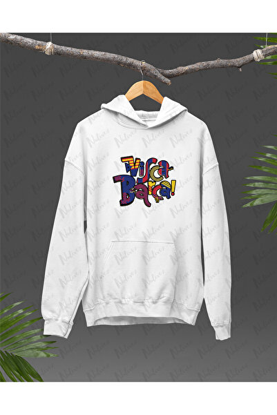 Nulivez هوديي كبير الحجم للجنسين عالي الجودة مطبوع بتصميم برشلونة