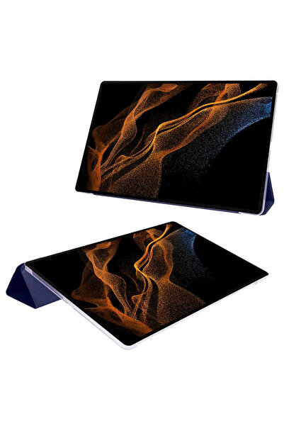 Khayra Galaxy Tab S9 Plus Compatible Khyr Smart Cover with Stand 1-1 Case-Black