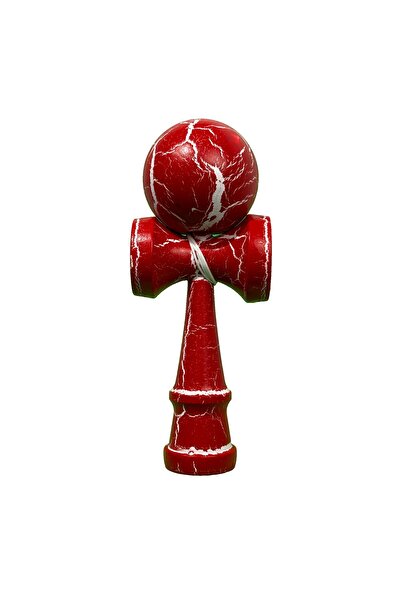 OEM Professional Kendama Toy, Cracked Design, Wooden – 18 cm, Interactive Skill Game for Kids