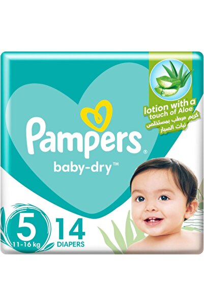 Pampers Baby-Dry Taped Diapers with Aloe Vera Lotion, up to 100% Leakage Prot...