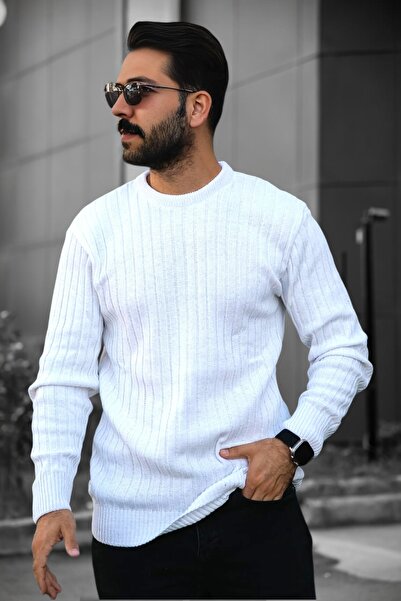BİRBEYSTORE Crew Neck Knitwear Sweater